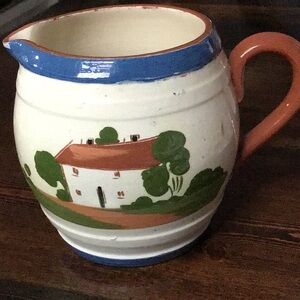 Vintage redware creamer made in England